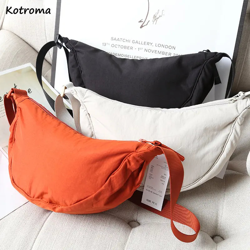 Nylon Women Shoulder Bags Cross Body Style Students Chest Pack