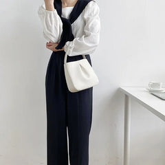 PU Leather Shoulder Bags for Women Versatile Style Handbags