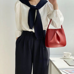 PU Leather Shoulder Bags for Women Versatile Style Handbags