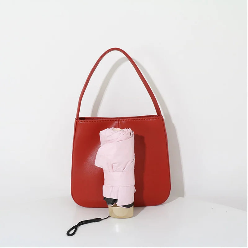 PU Leather Shoulder Bags for Women Versatile Style Handbags