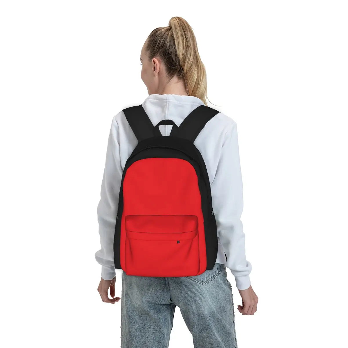 Lightweight Red Backpack for Men and Women
