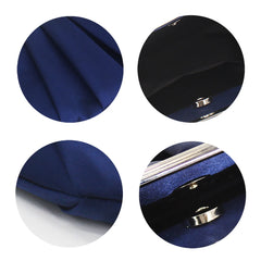 Silk Satin Evening Bag Ruched Clutch Wedding Soft Surface Party Purse