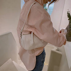 Square Shoulder Bags Women Cross-body Zipper Preppy OL