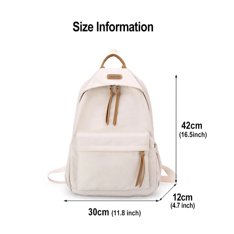Waterproof Nylon Travel Backpack for Women