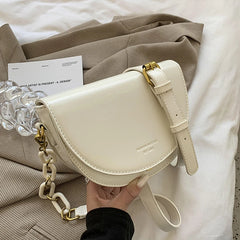 Vintage PU Leather Women Handbag Small Shoulder Messenger Bag