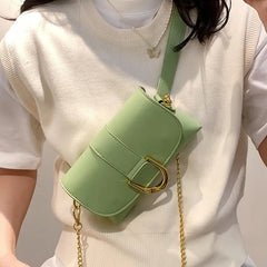 Small Square Crossbody Bag for Women PU Leather Shoulder Messenger Bag