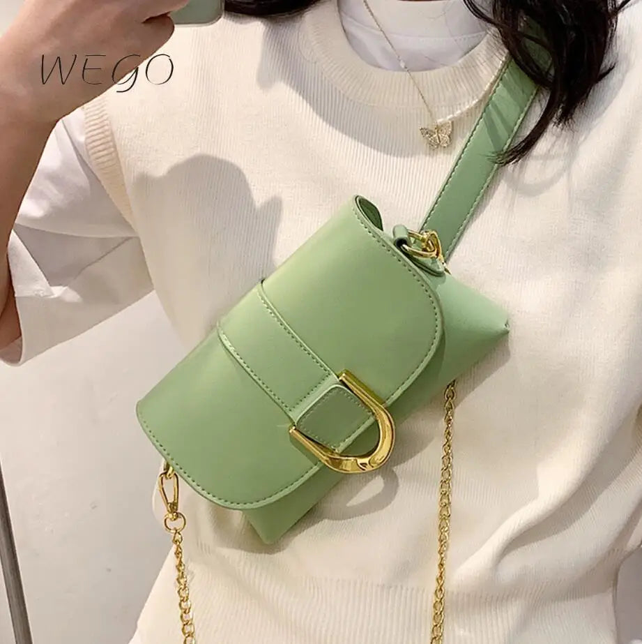 Small Square Crossbody Bag for Women PU Leather Shoulder Messenger Bag