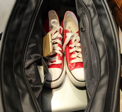 Men's Business Travel Bag Solid Handbag Duffle Short Journey Computer Bag