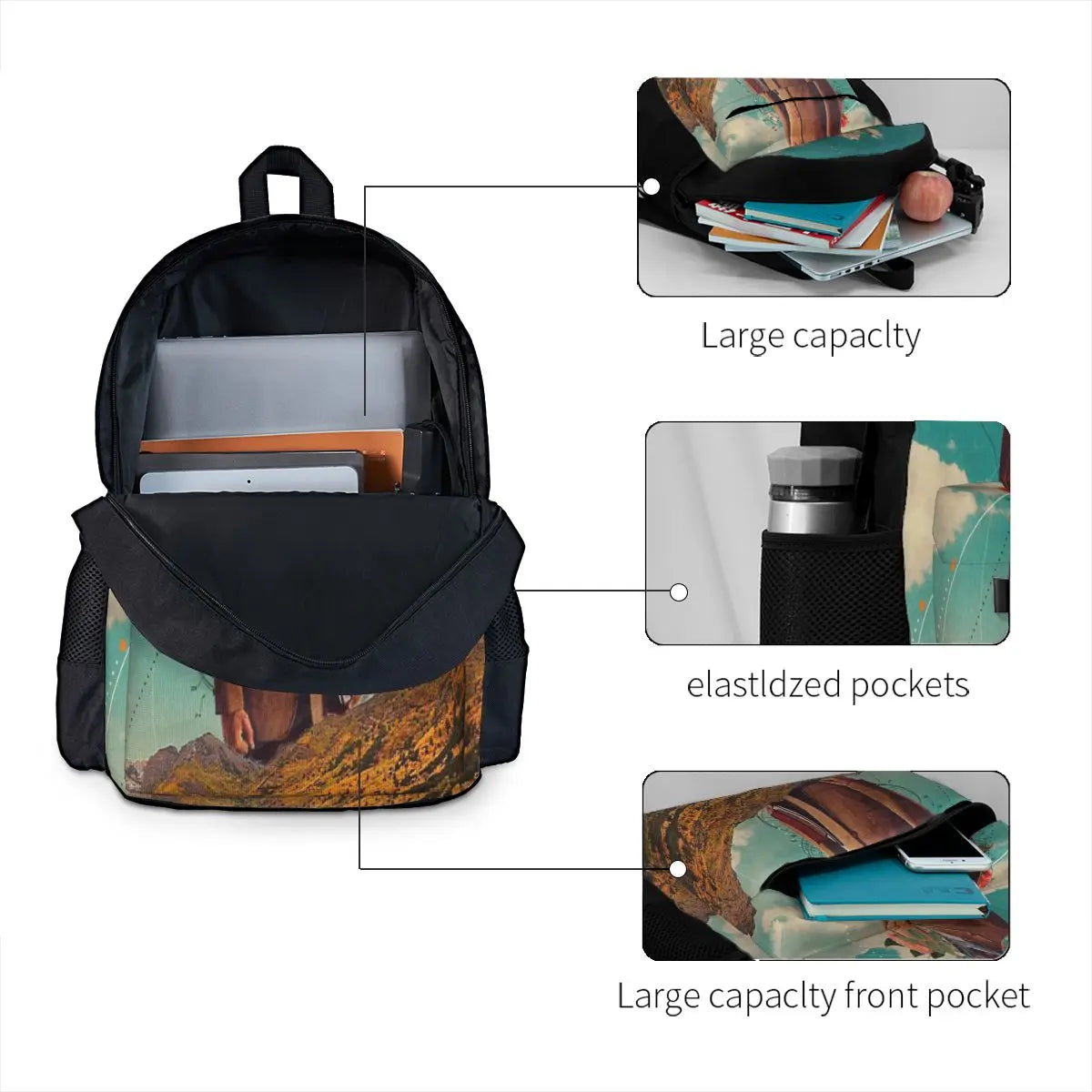 Personalised School Backpack for Boys - Men's and Women's Bags