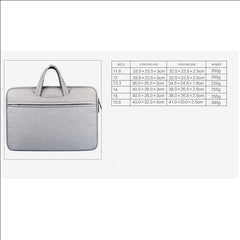 Soomile Laptop Bag 12-15.6 Inch Briefcase Handbag Multi-function Anti Water