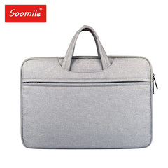 Soomile Laptop Bag 12-15.6 Inch Briefcase Handbag Multi-function Anti Water