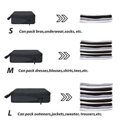 Compression Packing Cubes Nylon Travel Bag