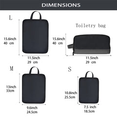 Compression Packing Cubes Nylon Travel Bag