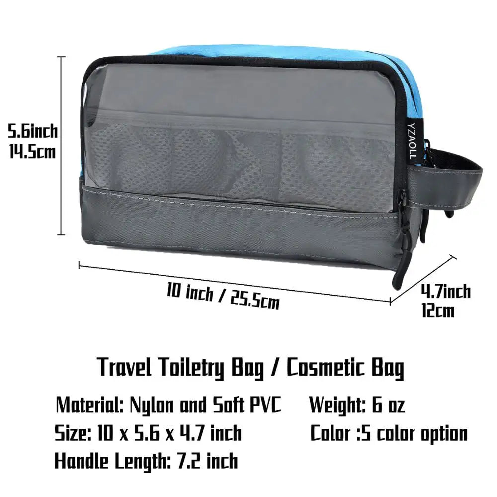 Travel Bag Packing Cubes Toiletry Bags Set For Men Women Nylon 10 Pieces