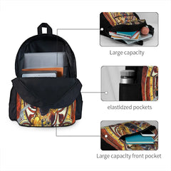 Sora Awakening Backpacks Men Women Zipper Handbag Youth Bags
