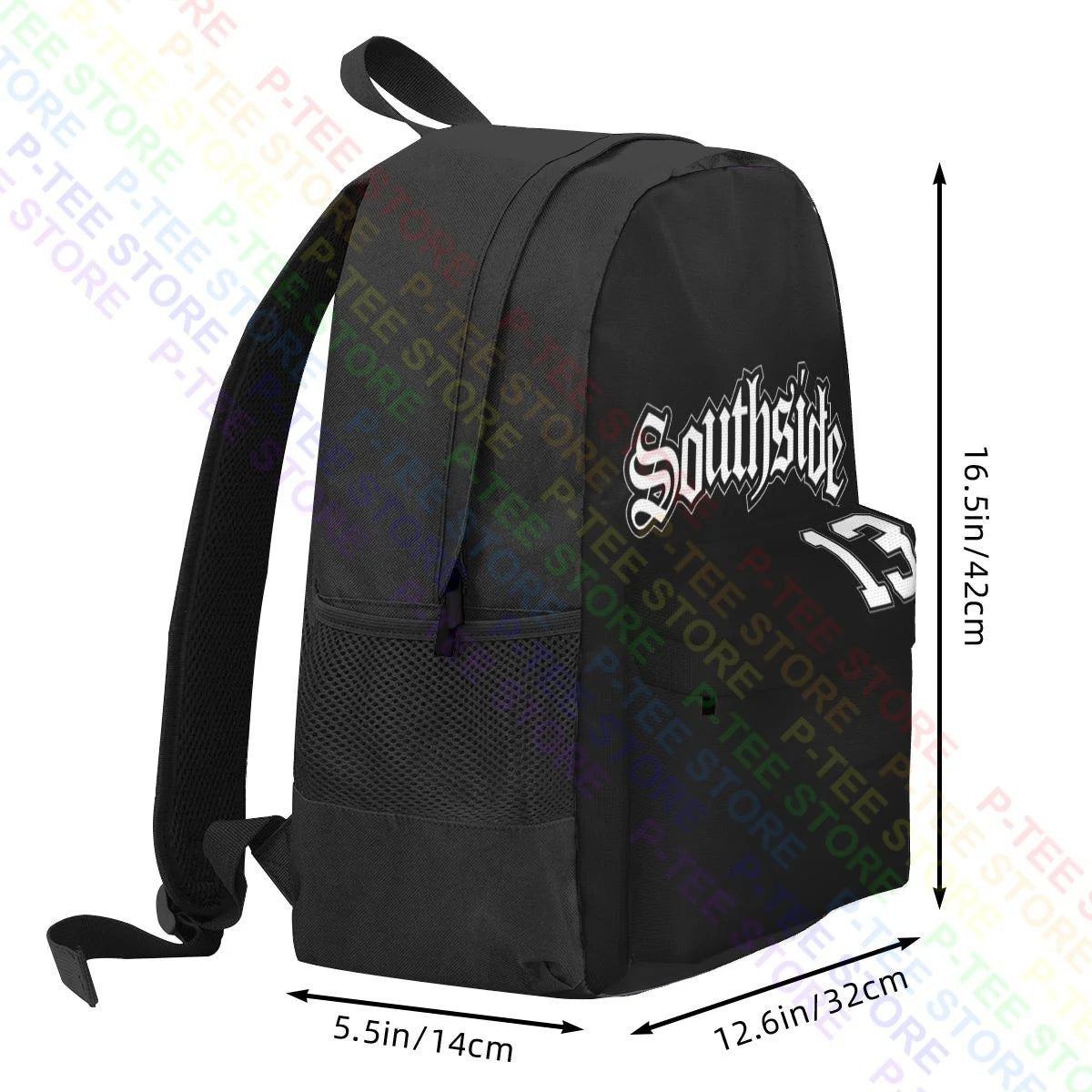 South Side 13 Jersey Cholo Chicano Latino Large Capacity Backpack