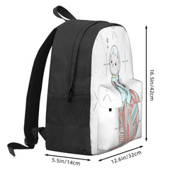 Space Cat On Planet Yarn Ball Backpacks Men's Backpacks Bags For Women