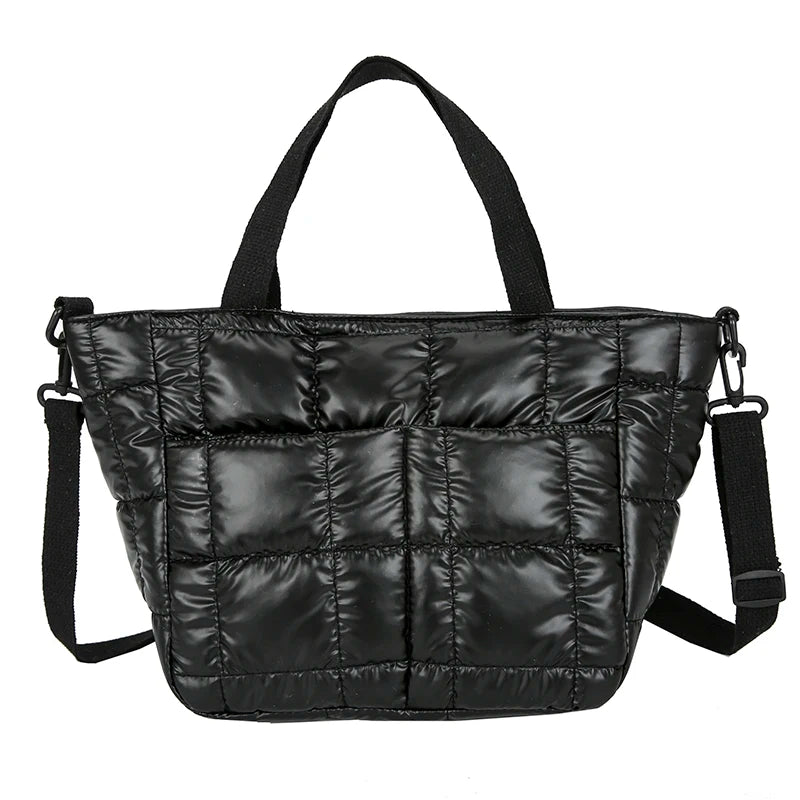 Space Cotton Pad Shoulder Bags Nylon Tote Bag Crossbody Bag