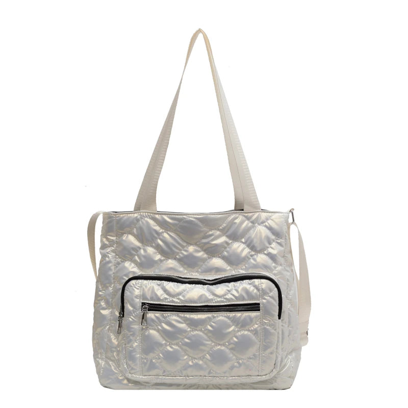 Winter Shoulder Bags Large Capacity Warm Tote Handbag