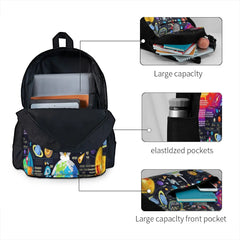 Space Universe Infographics Big Bang Backpacks Men's Backpacks Bags For Women