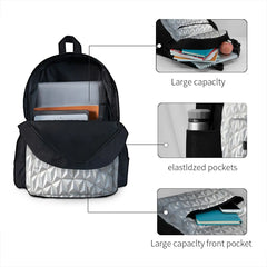 Spaceship Earth 2 Backpacks Men's & Women's Zipper School Bag
