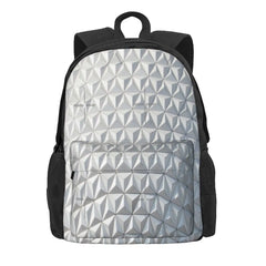Spaceship Earth 2 Backpacks Men's & Women's Zipper School Bag