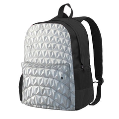 Spaceship Earth 2 Backpacks Men's & Women's Zipper School Bag
