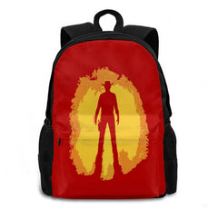 Spaghetti Western Silhouette Laptop School Bags
