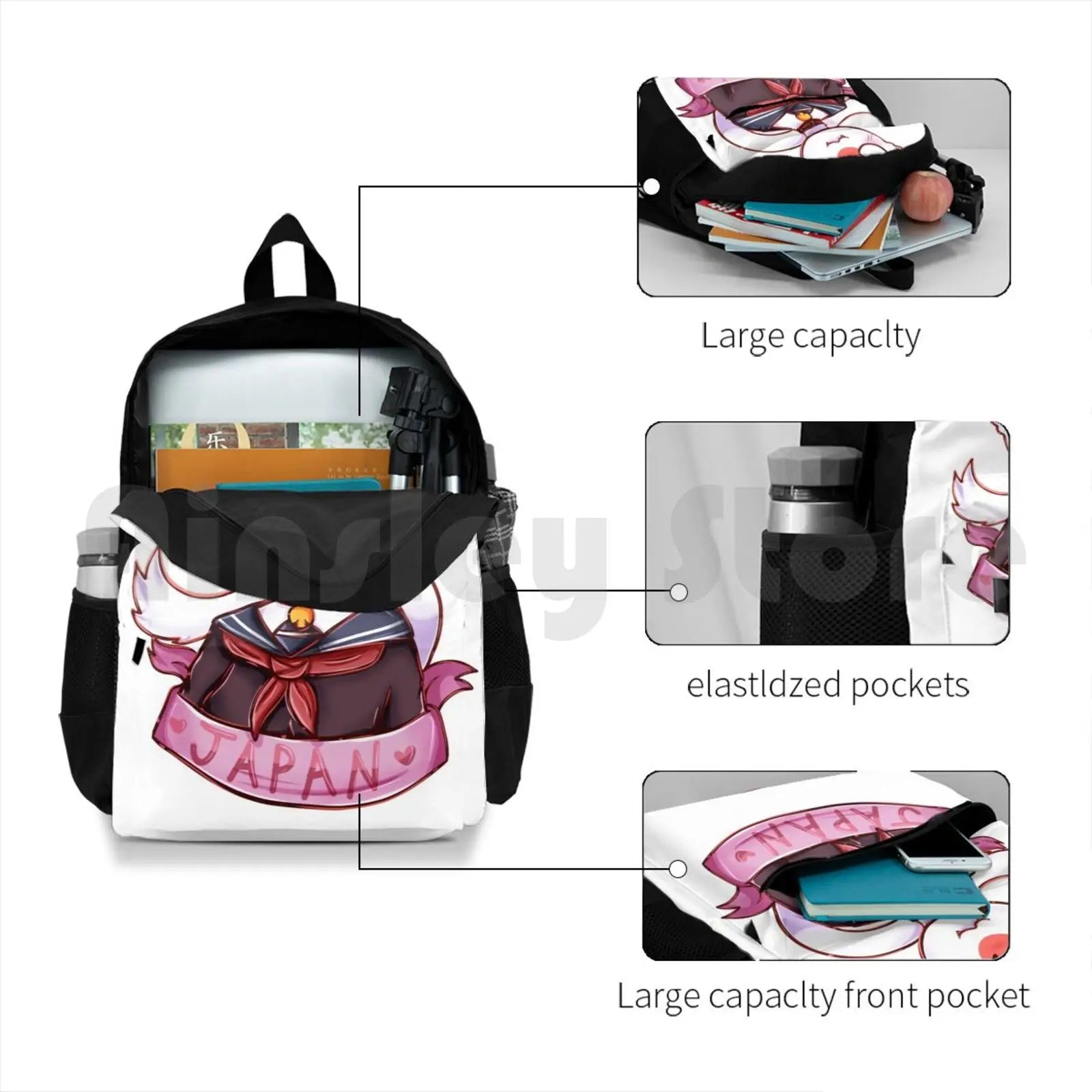 Sparkle Japan! Outdoor Hiking Backpack Japan Countryhuman