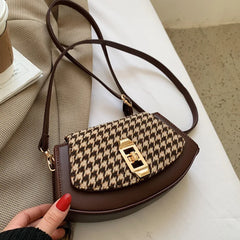Retro Shoulder Bag Women's Messenger Bag Crossbody Handbag