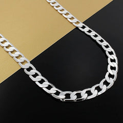 925 Sterling Silver Necklace 20/24" Classic Chain Jewelry