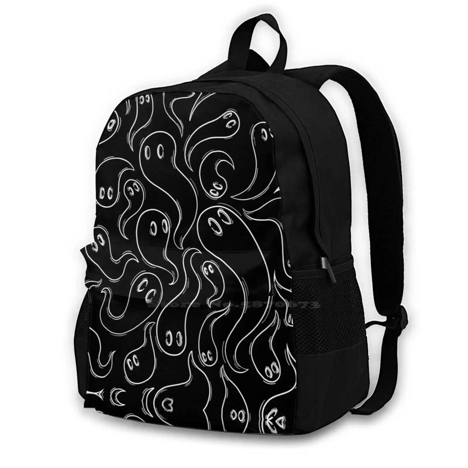 Spectres Travel Laptop Bagpack Ghosts Haunted Mansion Spooky Halloween