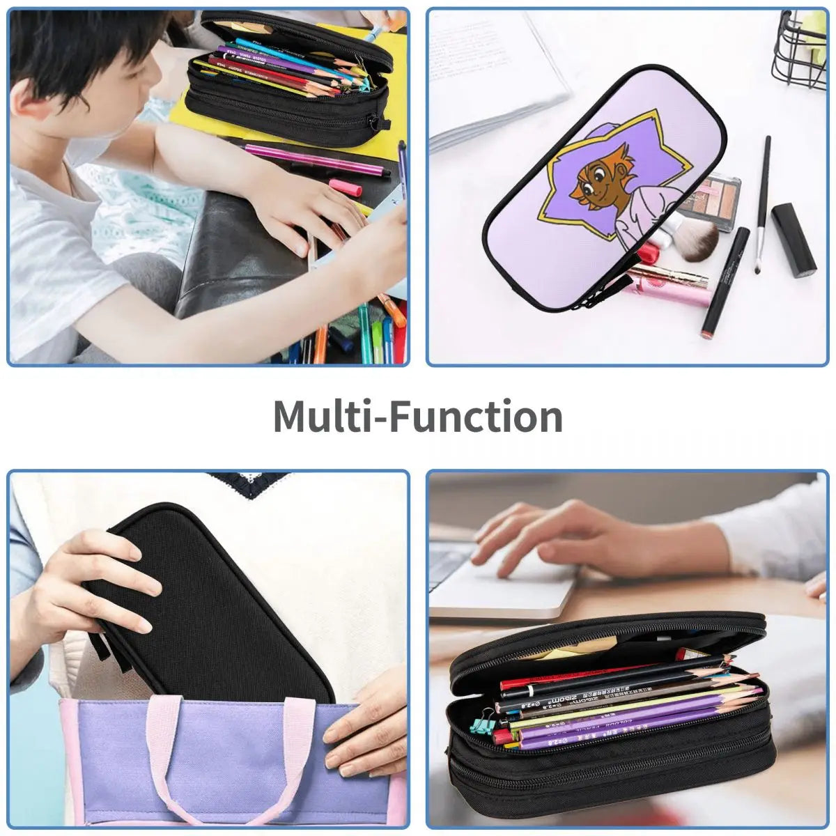 Spiritfarer Pen Box Student School Anime Zipper Pen Bag