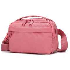 Sports Crossbody Shoulder Bag Small Object Storage Zipper Closure