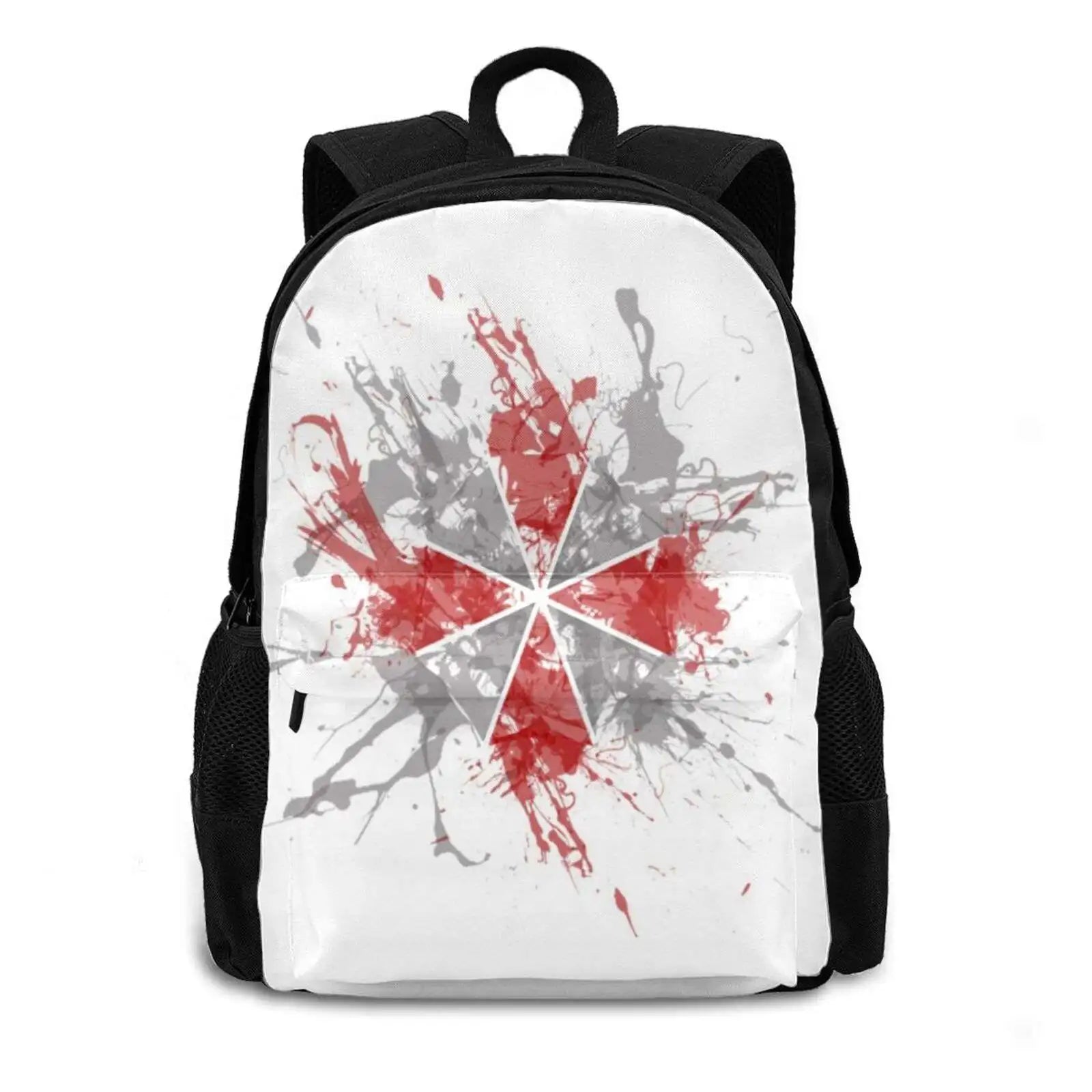 Splatter Teen College Student Backpack Laptop Travel Bags