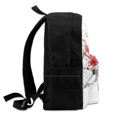Splatter Teen College Student Backpack Laptop Travel Bags