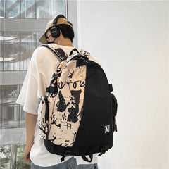 Graffiti Children Backpack for Teens Boys Girls School Bag