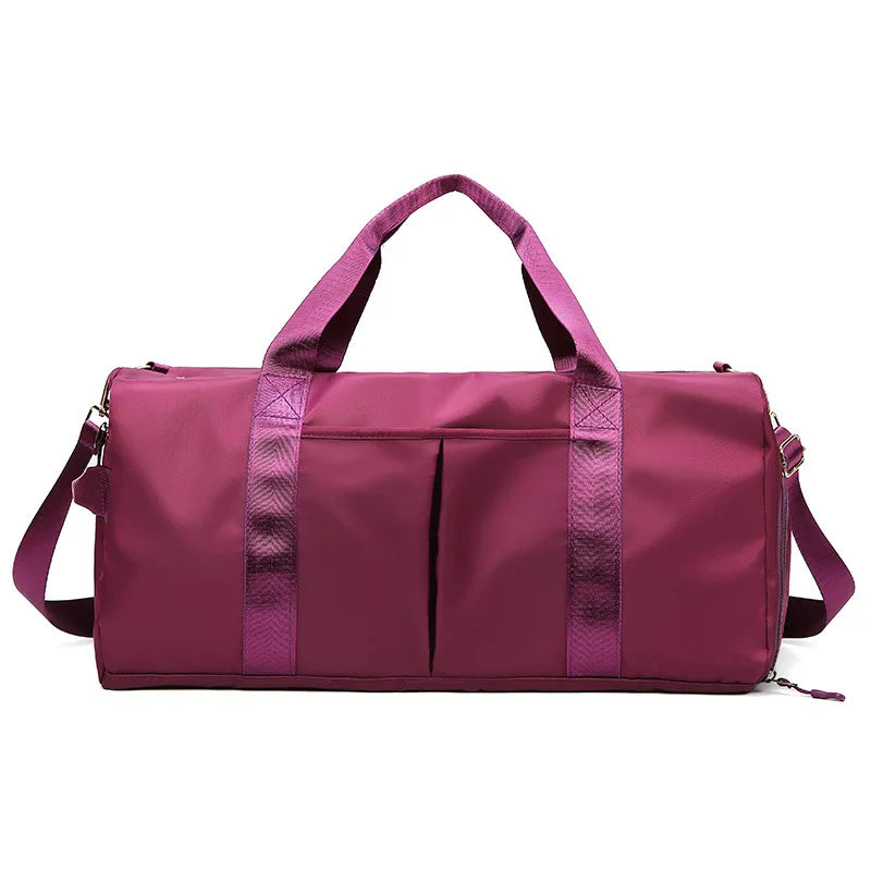 Waterproof Gym Bag with Shoes Compartment for Men Women