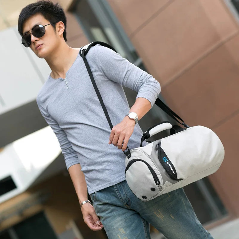 Waterproof Sport Gym Bag Outdoor Big Tote Fitness Men Women Shoulder Training