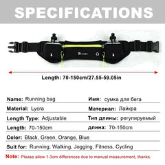 Waterproof Sport Waist Bag Men Women Running Kettle Belt Gym Money Fanny Pack