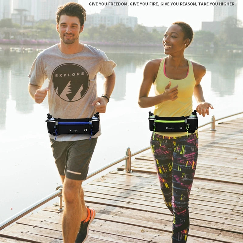 Waterproof Sport Waist Bag Men Women Running Kettle Belt Gym Money Fanny Pack