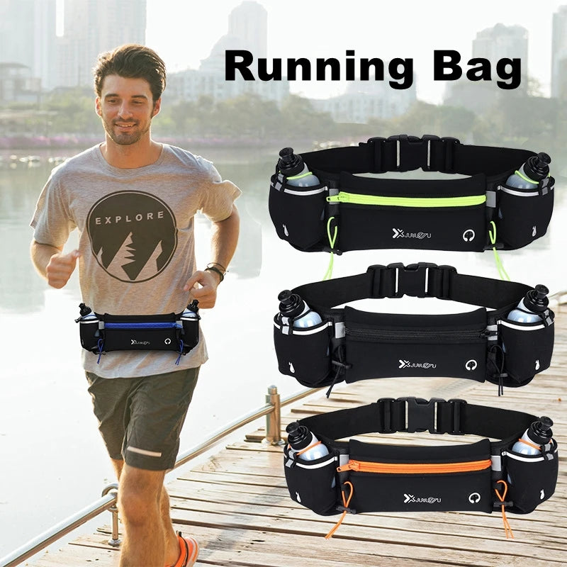 Waterproof Sport Waist Bag Men Women Running Kettle Belt Gym Money Fanny Pack