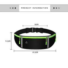 Waterproof Running Waist Bag for Women Men, Comfortable Gym Fanny Bag