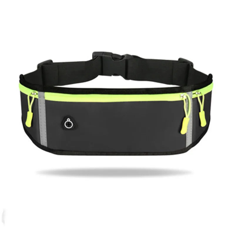 Waterproof Running Waist Bag Reflective Tape Gym Fanny Bag Cycling Phone Case