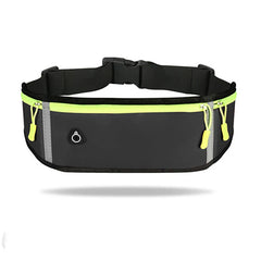 Waterproof Running Waist Bag for Women Men Gym Fanny Bag Safty Reflective Tape