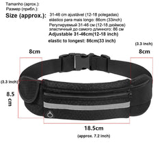 Waterproof Running Fanny Pack Waist Belt Bag for Men Women