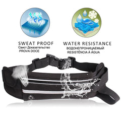 Waterproof Running Fanny Pack Waist Belt Bag for Men Women