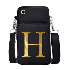 Running Arm Band Phone Case Bag for iPhone XS Pro Max 26 Letter Print Cover