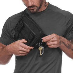 Waterproof Sport Waist Bag Tactical Chest Crossbody Travel Fanny Pack