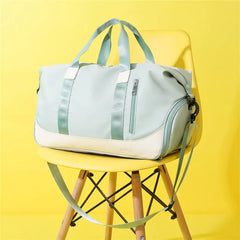 Female Yoga Bag with Wet Dry Separation & Shoe Compartment
